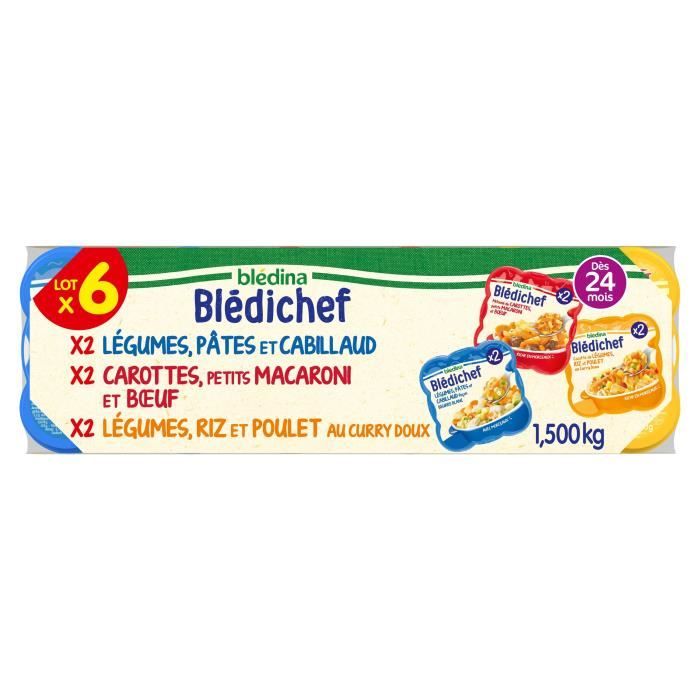 Bledina Bledichef Repas Bebe Des 24 Mois 4 Recettes 6x250g Achat Vente Plats Cuisines Bledina Bledichef Repas Bebe Des 24 Mois 4 Recettes 6x250g Black Week Cdiscount Pret A Porter