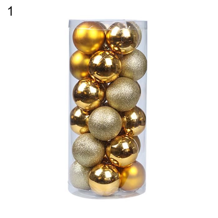 Boules scintillantes boules ornement darbre de noël fête pendaison