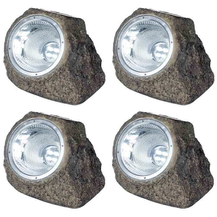 Spot solaire polyrésine GALIX Rocher 10 Lumens LED - vue 3