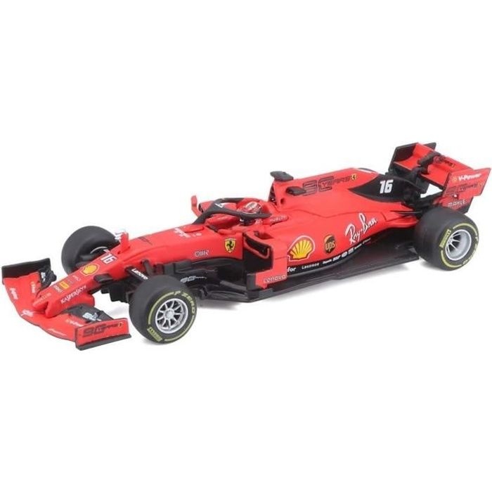 Voiture Miniature 1 43 urago Scuderia Ferrari Team Charles Leclerc 16 F1 Driver Officiel Formule 1 Cdiscount Jeux Jouets