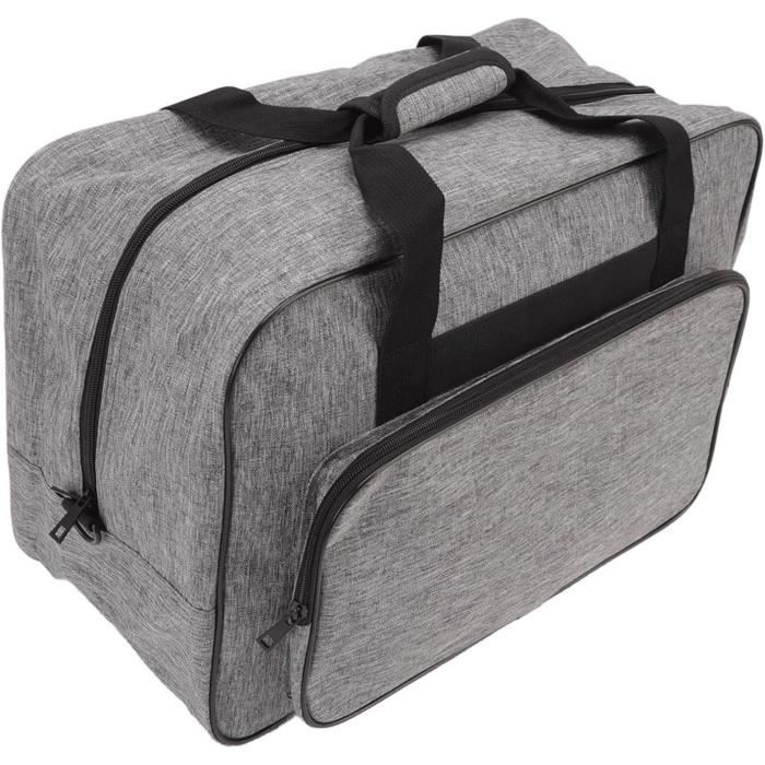 Sac De Transport Pour Machine à Coudre - Tissu Oxford Imperméable, 46x23x32 Cm, Bandoulière, Plusieurs Poches
