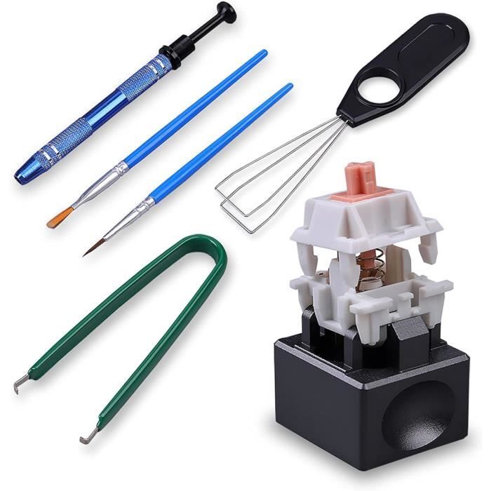 Kit Lubrification Clavier Mécanique - Lubrifiant 205G0 + Ouvre-Switch + Extracteur - Pour Cherry MX - 12