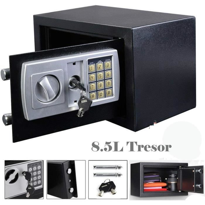 Coffre-fort à Clés Mural étanche Avec Combinaison à 12 Chiffres Pour Maison Usine Garage 98363547