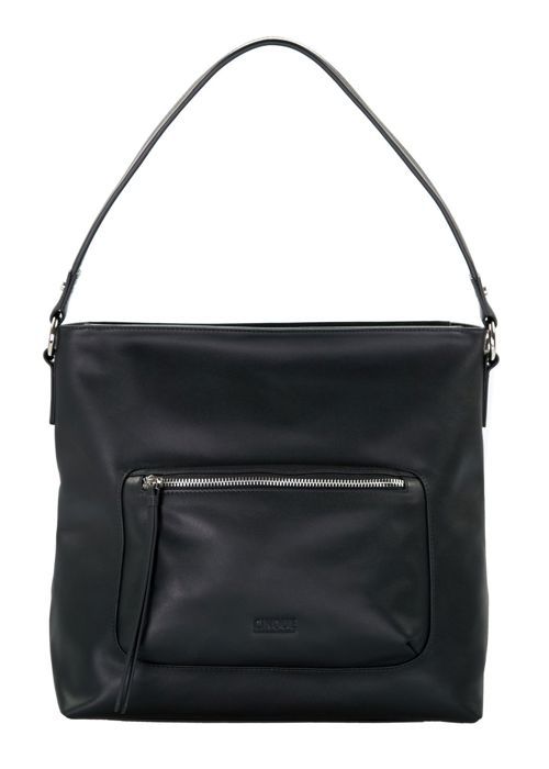 Sac Banane En Cuir Noir CINQUE Maite - Ajustable Et Tendance Pour Femme