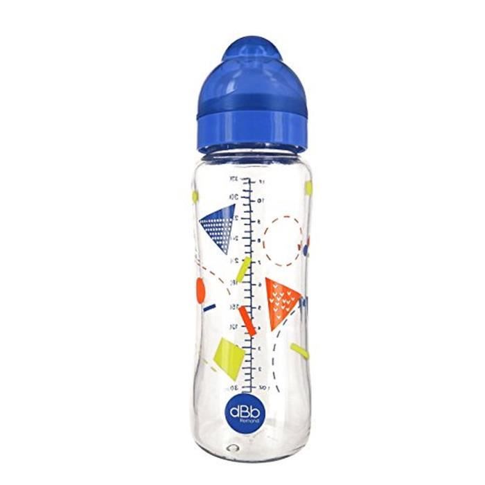 dBb Remond Biberon Polypropyl/ène au Motif C/œurs Forme Cylindrique Rose Fleur 270 ml