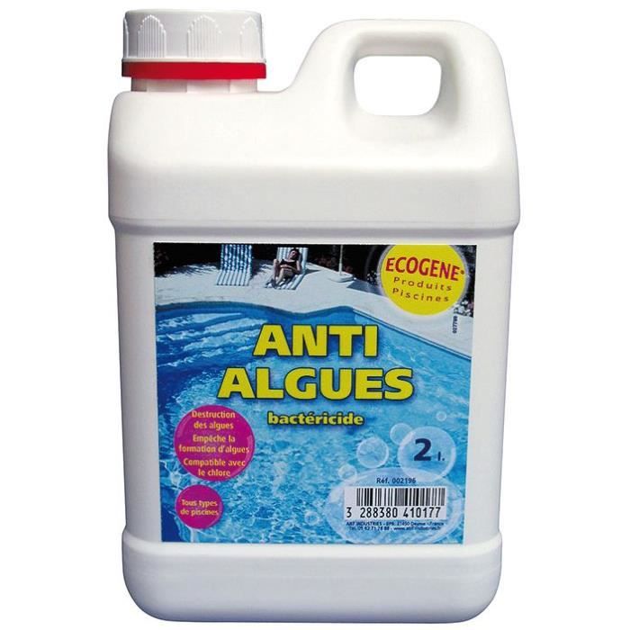 Anti Algues Bactericide Liquide 2 L Achat Vente Entretien De Piscine Anti Algues Liquide Cdiscount