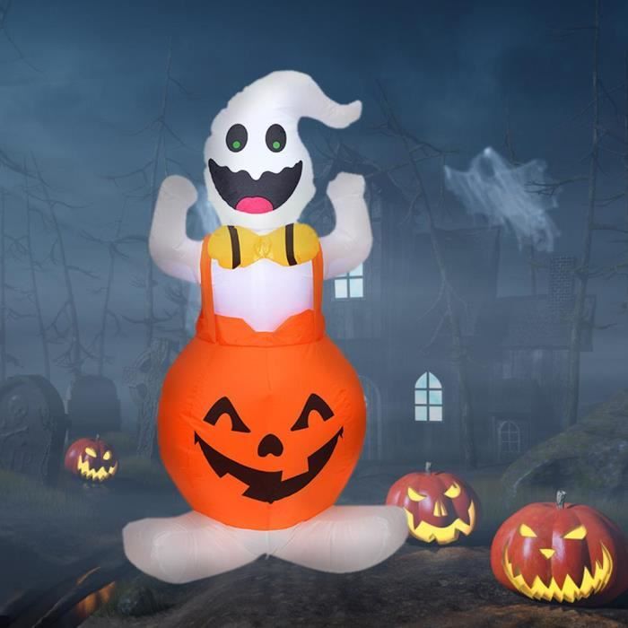 Efuture Halloween Citrouille Fantome Gonflable Fete Decoration Bienvenue Accessoires Jardin Entree 1 2metre Cdiscount Jeux Jouets