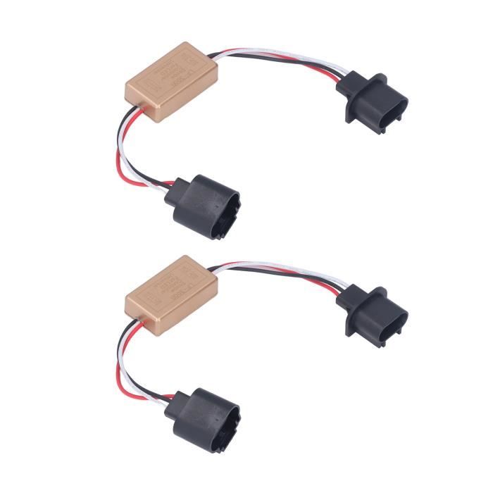 Contrôleur de Clignotant de Feu Stop 12V DC 4 Pièces pour Module Stroboscopique LED de Camion de Voiture de moto. Clignote 4 Fois Rapidement, Puis Lentement, pour Meilleur