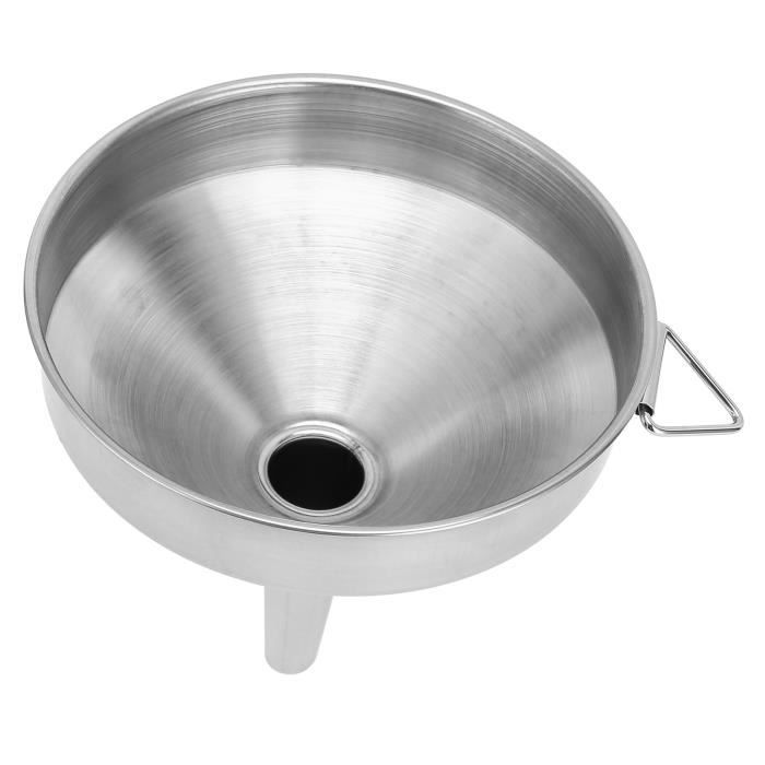 HURRISE Kitchen Funnel, Stainless Steel Funnel Multipurpose Stainless