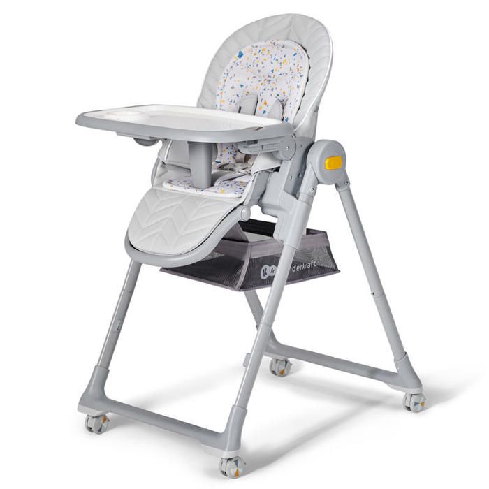 Kinderkraft LASTREE Transat et chaise haute 2 en 1 - Gris Kinderkraft LASTREE Transat et chaise haute 2 en 1 - Gris