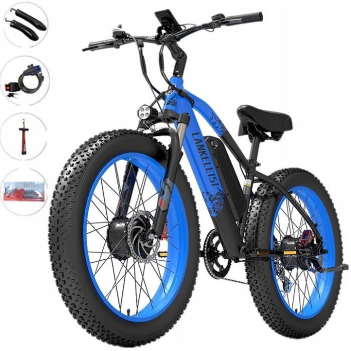 Lankeleisi MG740 PLUS vélo électrique 2000W 20Ah 49km-h 120km cadre 18'' roue 26\
