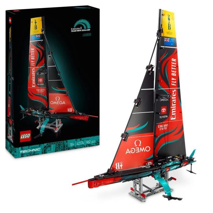 Lego Technic Yacht Emirates Team New Zealand Ac75 42174 Lego La Boîte - vue 4