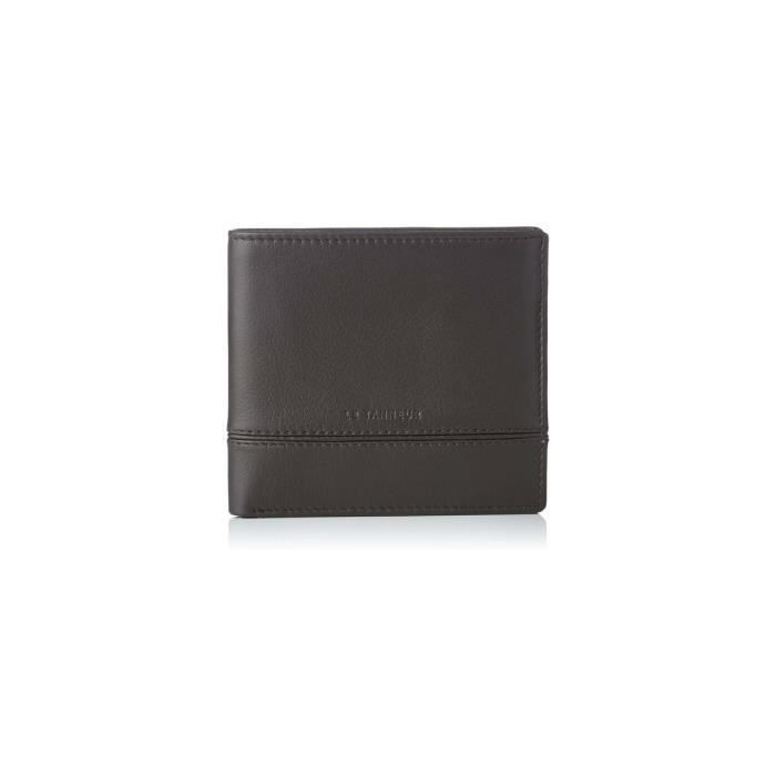 Le Tanneur Porte cartes homme en cuir Jules tuj3505 marron
