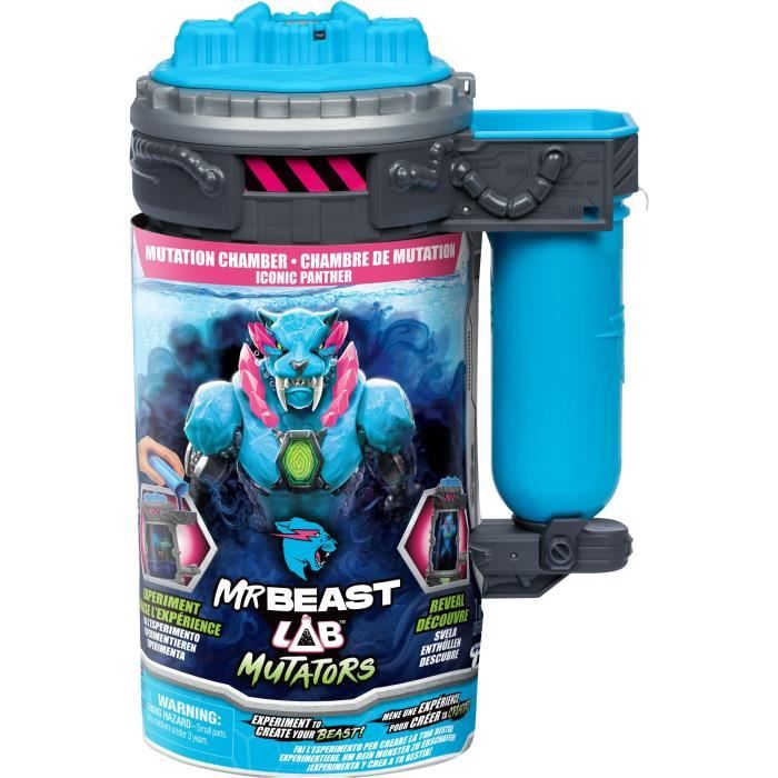 Figurine Mutators Panthère iconique chambre de mutation MR Beast LAB Réalise une expérience pour créér ta créature