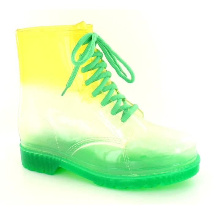 bottes de pluie transparentes