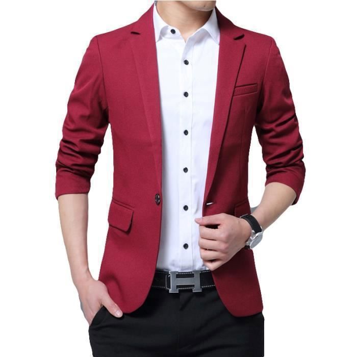 Blazer sales rouge homme