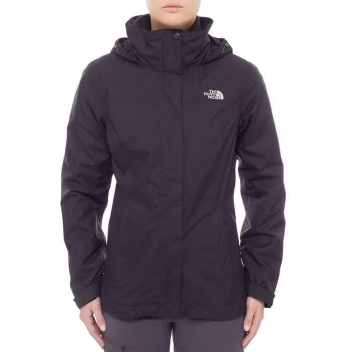 The North Face Evolve II Veste doublee femme Triclimate noir Noir Cdiscount Pret a Porter