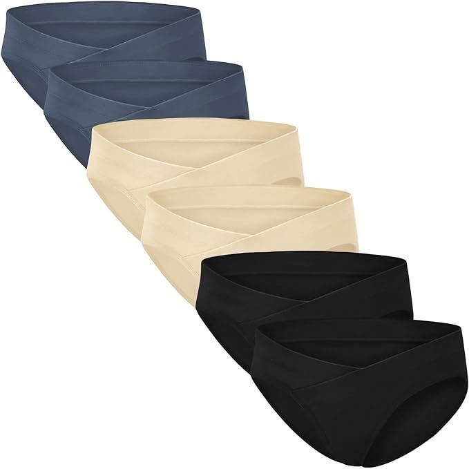 Lot de Culotte Maternité de Grossesse, Femmes Culottes en Coton