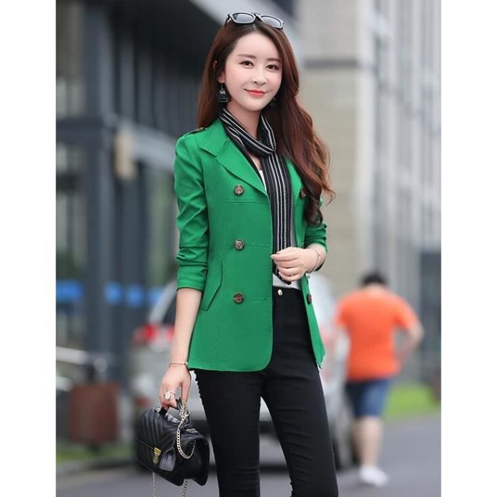 Trenchcoat ONLY - Taille 40 (EU) - Noir - Style Décontracté Et Rétro - Occasion Très Bon état - Polyester/coton