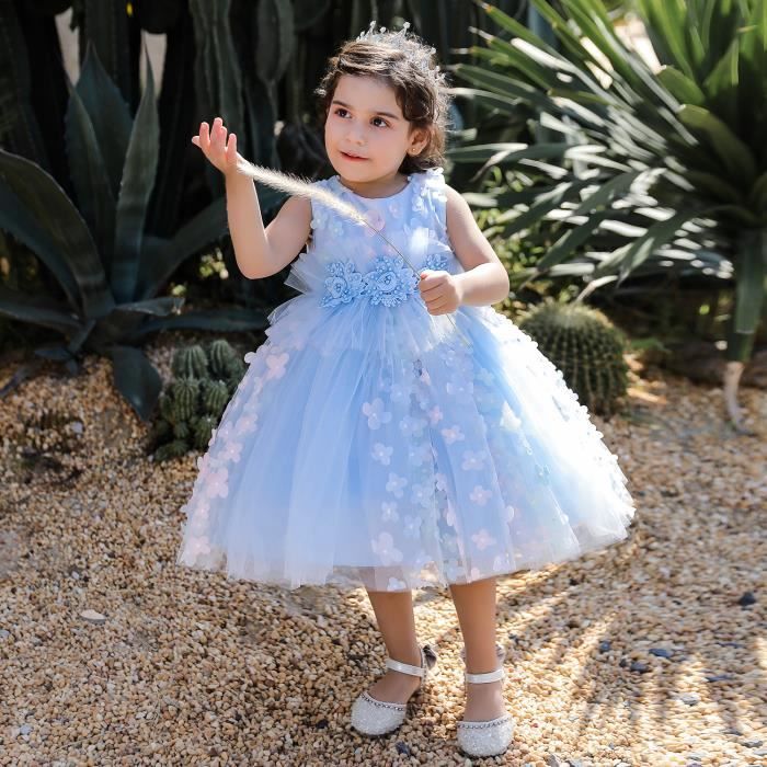 Robe tulle brodee hotsell fleurs