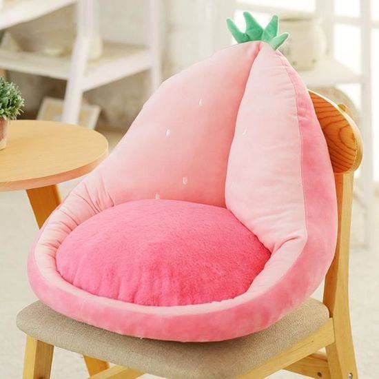 Coussin De Sol Fleur Norhogo - 40x40cm En Peluche Douce Pour Chambre Enfant Et Déco Maison