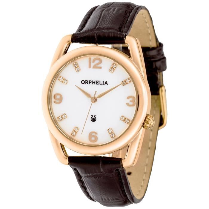 Orphelia - OR53172211 - Montre Femme - Quartz Analogique - Bracelet cuir noir