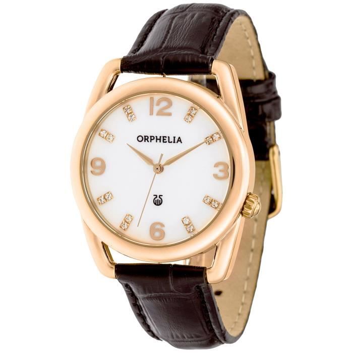 Orphelia - OR53172211 - Montre Femme - Quartz Analogique - Bracelet cuir noir