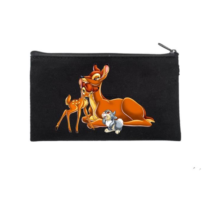 POCHETTE TROUSSE EN TOILE DE COTON SUBLIMATION BAMBI 3 DE