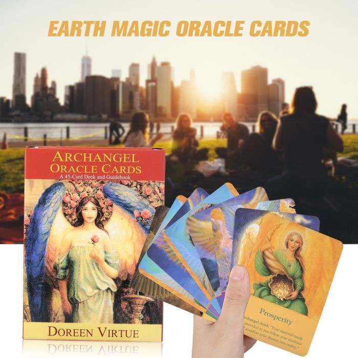 1 Set Cartes Archange Magique Oracle Jeu De Cartes Magique De La Terre Pour Un Jeu De Societe A Usage Personnel Achat Vente Jeu Societe Plateau Cdiscount