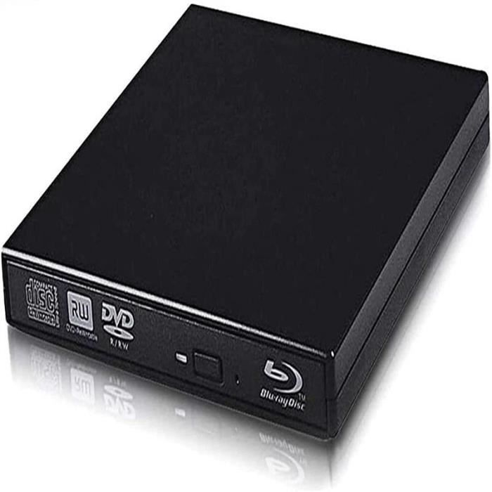 Lecteur DVD Bluray externe,MthsTec USB 2.0 et graveur BluRay TypeC,3D