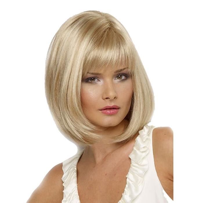 perruque courte blonde