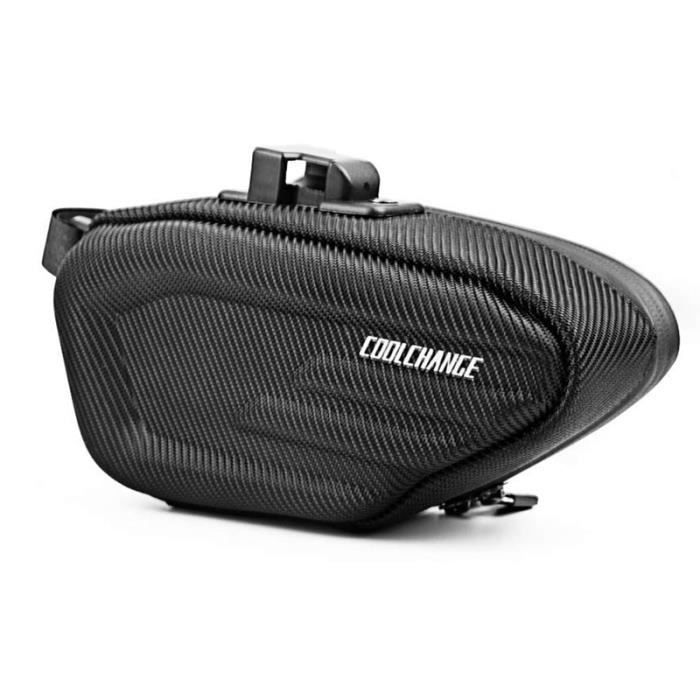 Coolchange Sacoche De Selle Velo Entierement Impermeable Grande Capacite Coque 3d Robuste En Eva Boucle Installer Sac De Velo Prix Pas Cher Cdiscount