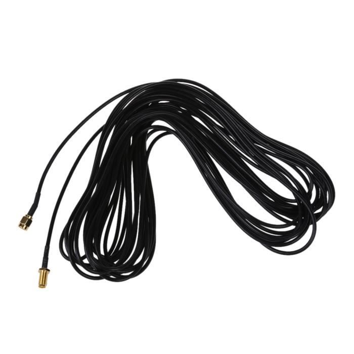 CABLE EXTENSION RALLONGE D'ANTENNE WIFI RP-SMA 9 METRES