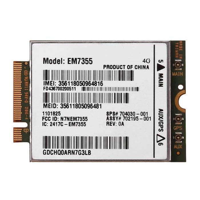 Carte WiFi 6E RTL8852CE - Bluetooth 5.3, 5374 Mbps, Triple Bande, M.2 NGFF - 5