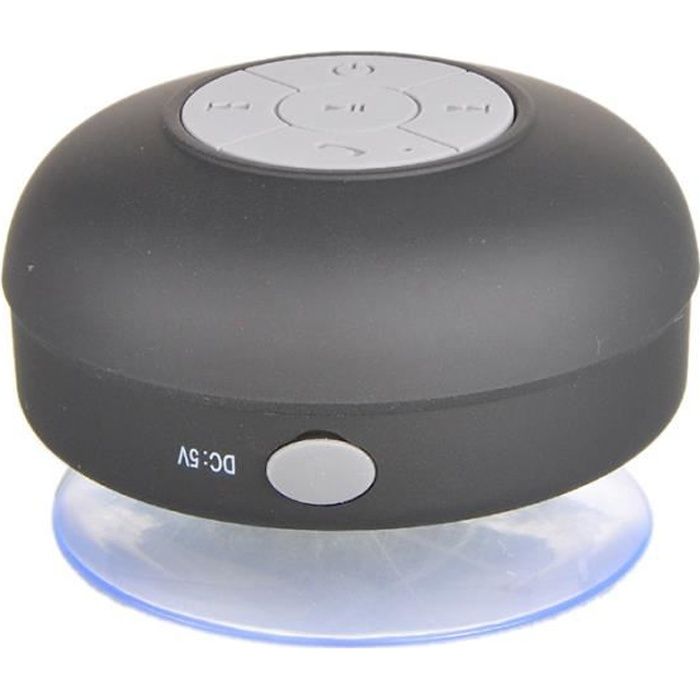 Nouvelle Enceinte Bluetooth Etanche A L Eau A Ventouse Salle De Bain Mini Haut Parleur Portable Audio Sans Fil Noir Enceinte Nomade Avis Et Prix Pas Cher Cdiscount