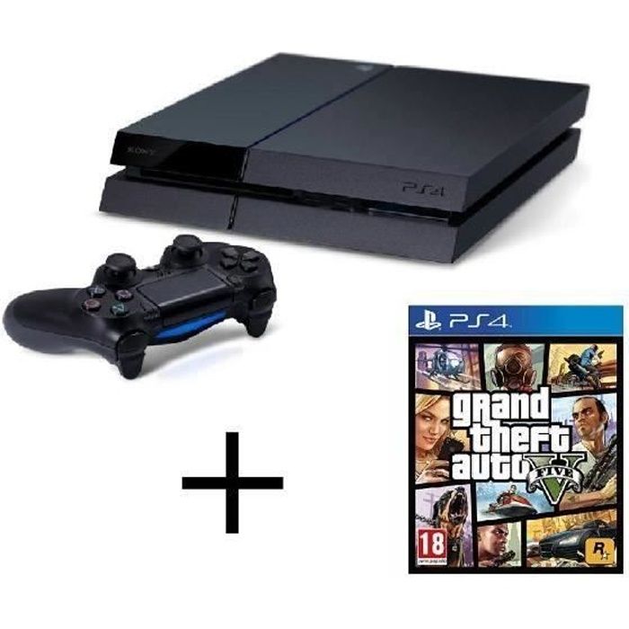 Console PS4 - 500 Go + Jeu GTA 5