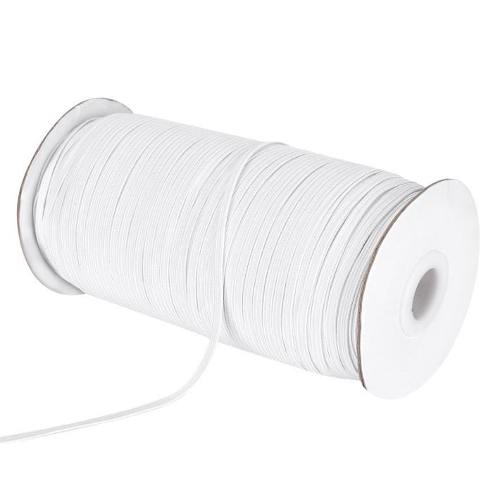 Bande élastique Couture 2,5 Cm X 20 M - Marron, Haute élasticité, Pour Pantalons, Ceintures, Perruques - 11