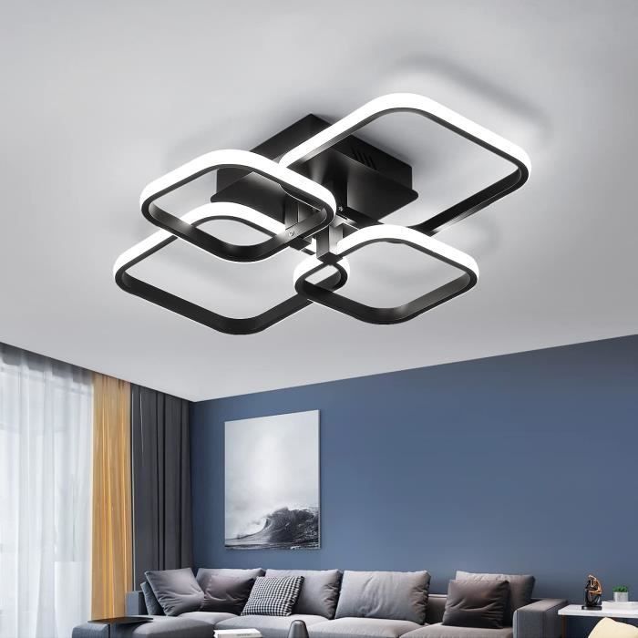 Plafonnier LED Moderne Forme Étoile 5 Bras - 60W 6700LM, Lumière Blanche Froide 6500K - Pour Chambre, Salon