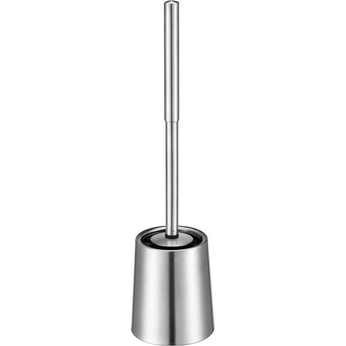Set Brosse Et Corbeille De Salle De Bain Harbour Housewares - Acier Inox Noir Moderne