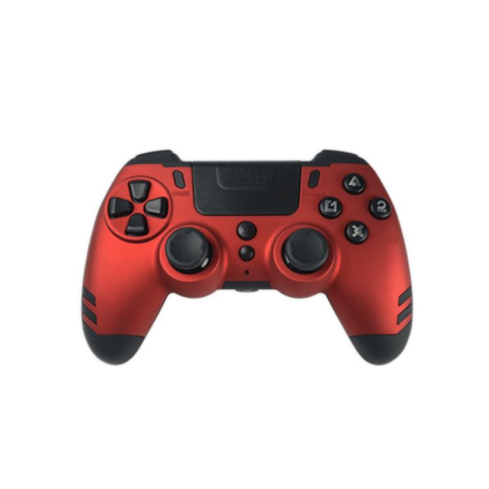 Manette de jeu - Steelplay - Slimpack - Sans fil 24 GHz - Compatible PS4/PC - Rouge