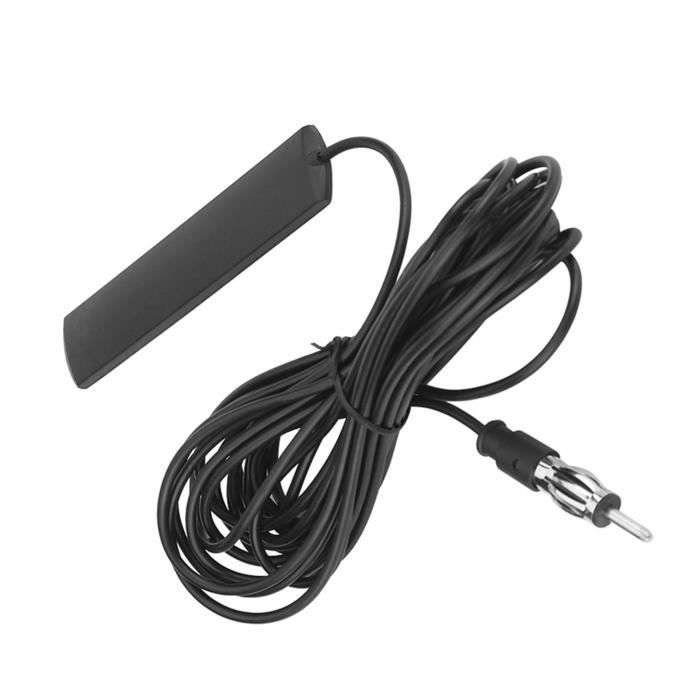 Antenne Radio Universelle Pour Voiture - 28 Cm En Caoutchouc Souple - Réception AM/FM - Inclut 3 Vis (M4, M5, M6)
