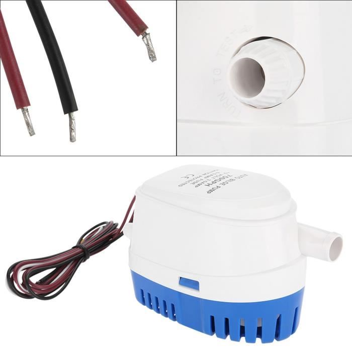 Pompe De Cale Automatique 12V 750 GPH Avec Interrupteur Flotteur - Bateau Et Piscine