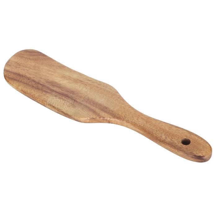 Spatule à Rainures Fiskars Folken - 30 Cm, Bois D'érable FSC, Idéale Pour Poêles Antiadhésives