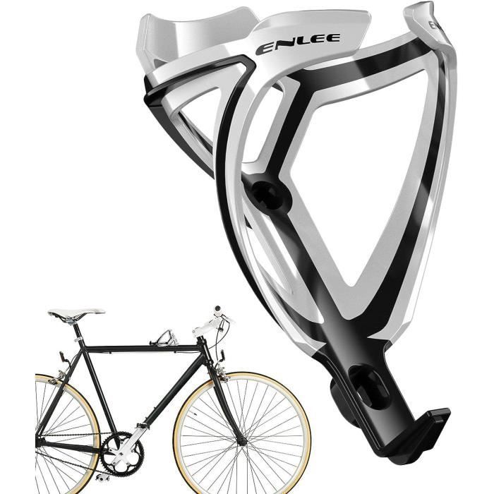 Porte-bidon Vélo – Polycarbonate – 137 X 77 Mm – Rouge Et Noir – Design Lisse – Compatible VTT Et Route – Résiste Aux Chocs