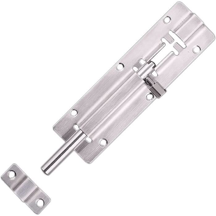 Loquet à Ressort En Acier Inoxydable, Verrou Coulissant, Avec Vis De Montage Pour Portes Et Fenetres 98849316
