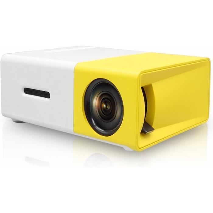 Mini Projecteur, Led Videoprojecteur Portable, Soutien 1080P, Cadeau Fille  Garçon, Pico Projecteur De Poche Compatible Avec A[H1238]