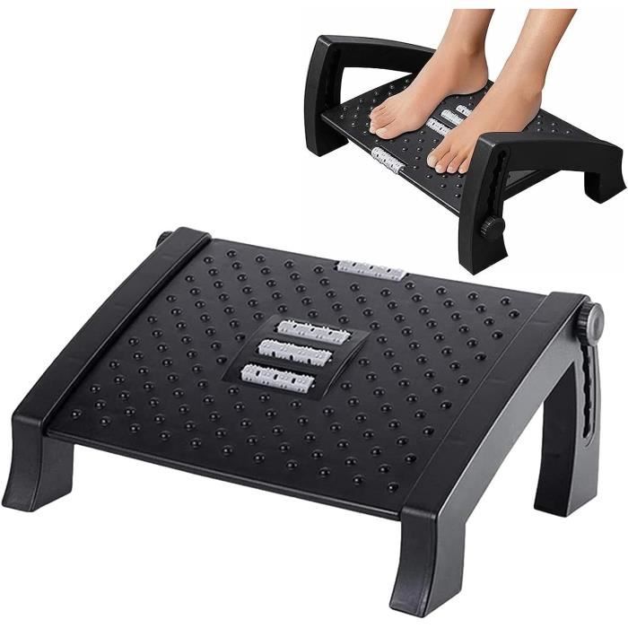 Repose-pieds de bureau - repose pieds ergonomique - appui pied à picots
