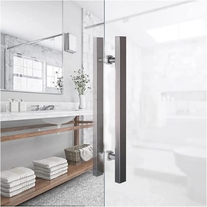Tirettes De Placard En Nickel Massif Brossé, Forme Carrée, Pour Cuisine Et Salle De Bain – Modket
