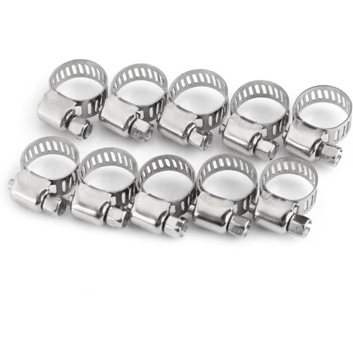 Cikonielf collier de serrage pour tube de tuyau Collier de serrage en