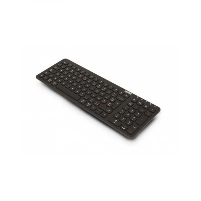 URBAN FACTORY Onlee - Clavier sans fil - 2.4 GHz, Bluetooth 5.1 - AZERTY - Français -Noir